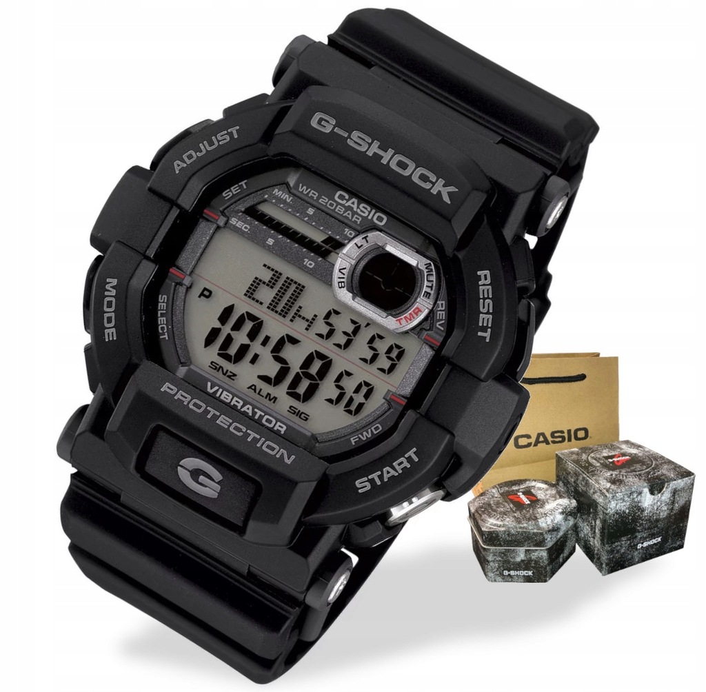 Sportowy zegarek męski asio G-Shock GD-350 + Box z torebką + Grawer gratis