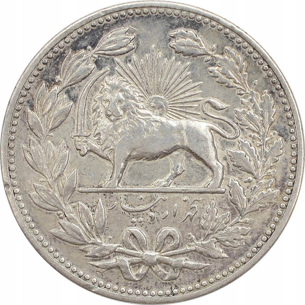13.IRAN, MUZAFFAR al-din SHAH, 5 000 DINARÓW 1902