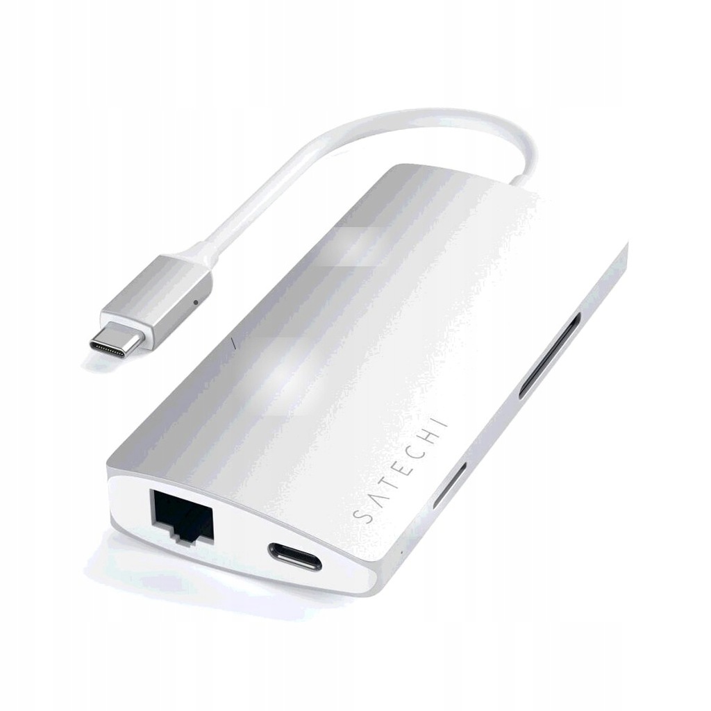 SATECHI adapter HUB 7w1 Typ C ST-TCMA2S srebrny