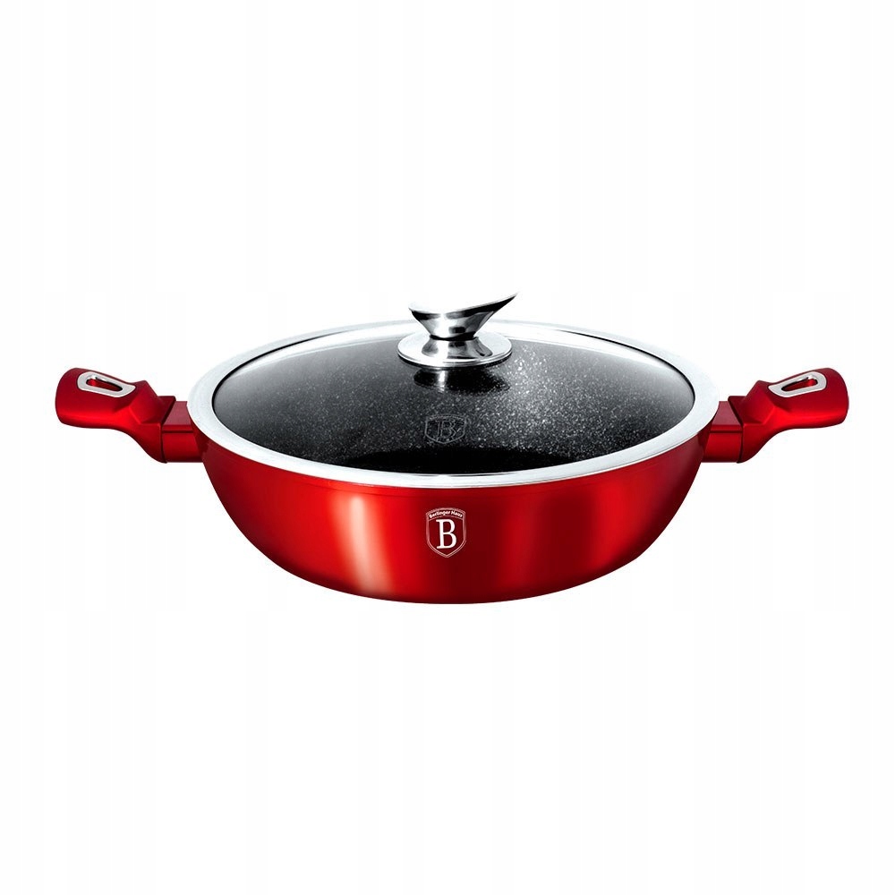 WOK GARNEK GRANITOWY 32CM 4.9L BERLINGER HAUS META