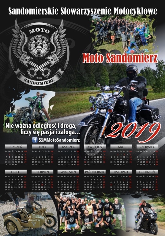 Kalendarz 2019 Od Moto Sandomierz #2
