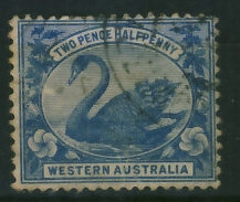 Western Australia two pence half - Łabędź / 5