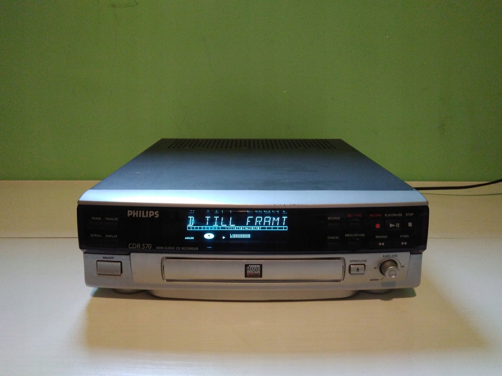 PHILIPS CDR 570 ミニオーディオCDレコーダー PHILIPS CDR-570 - 8719370835 - oficjalne archiwum Allegro