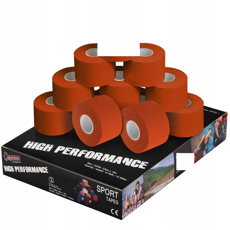 ALPIDEX ZESTAW TAŚM DO TAPINGU 3,8 CM X 10 M