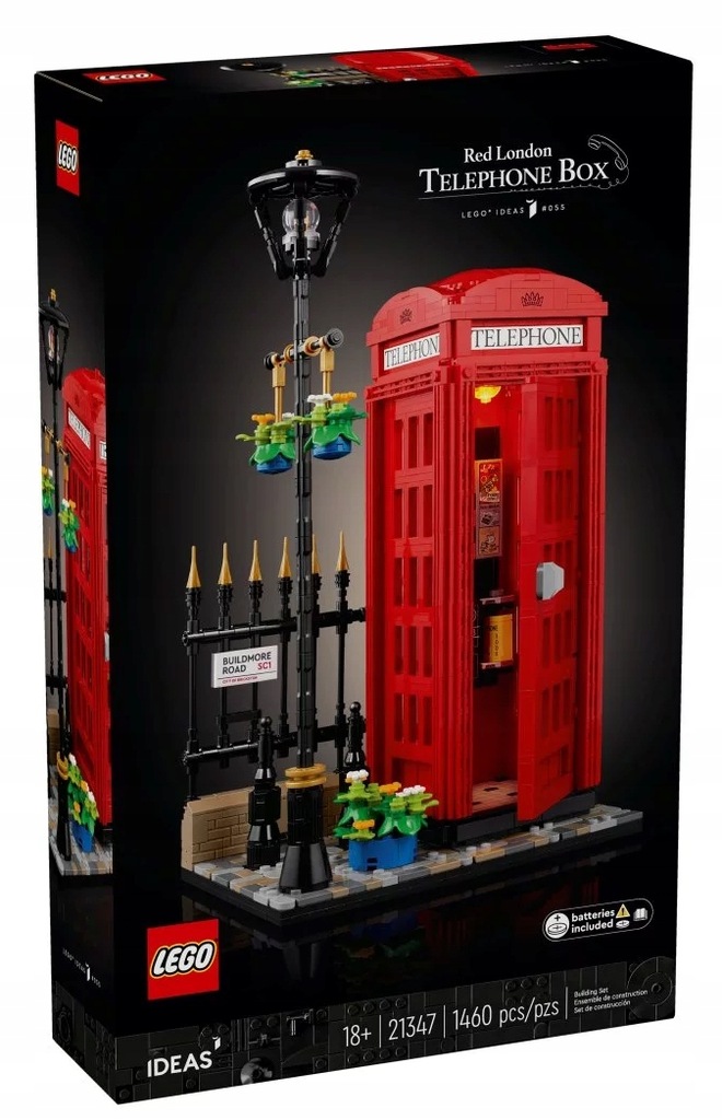 LEGO Ideas 21347 Czerwona londyńska budka telefoniczna NOWE