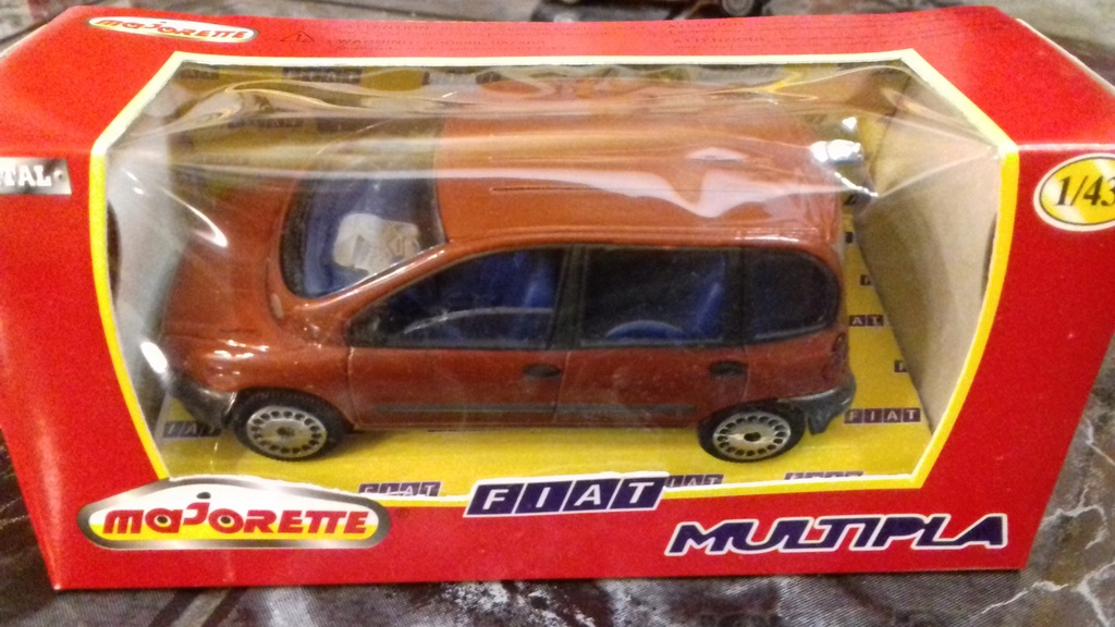 majorette Fiat Multipla I 1/43 nowy 7945878448 oficjalne