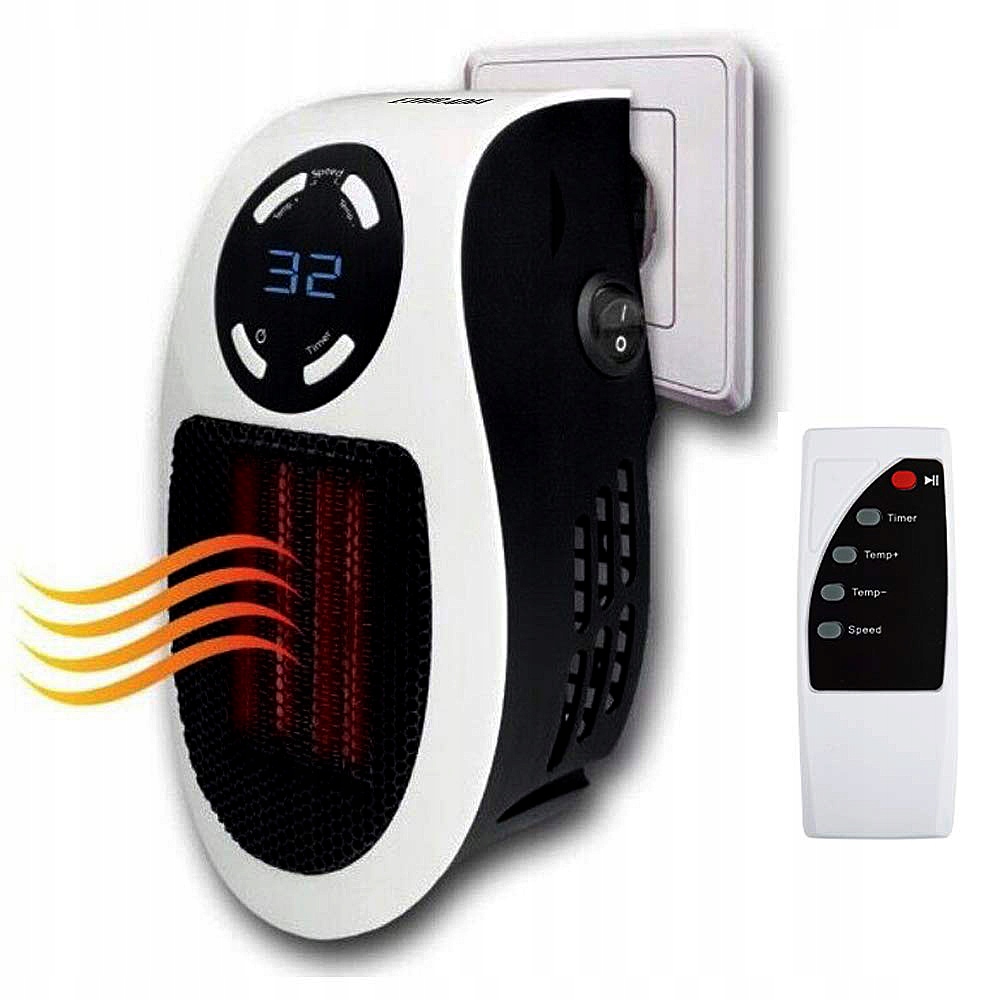 MINI TERMOWENTYLATOR FARELKA GRZEJNIK 700W + PILOT 8613427555