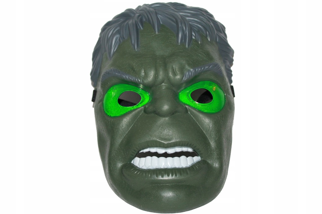 Maska Hulk Świecąca LED Superbohater LED