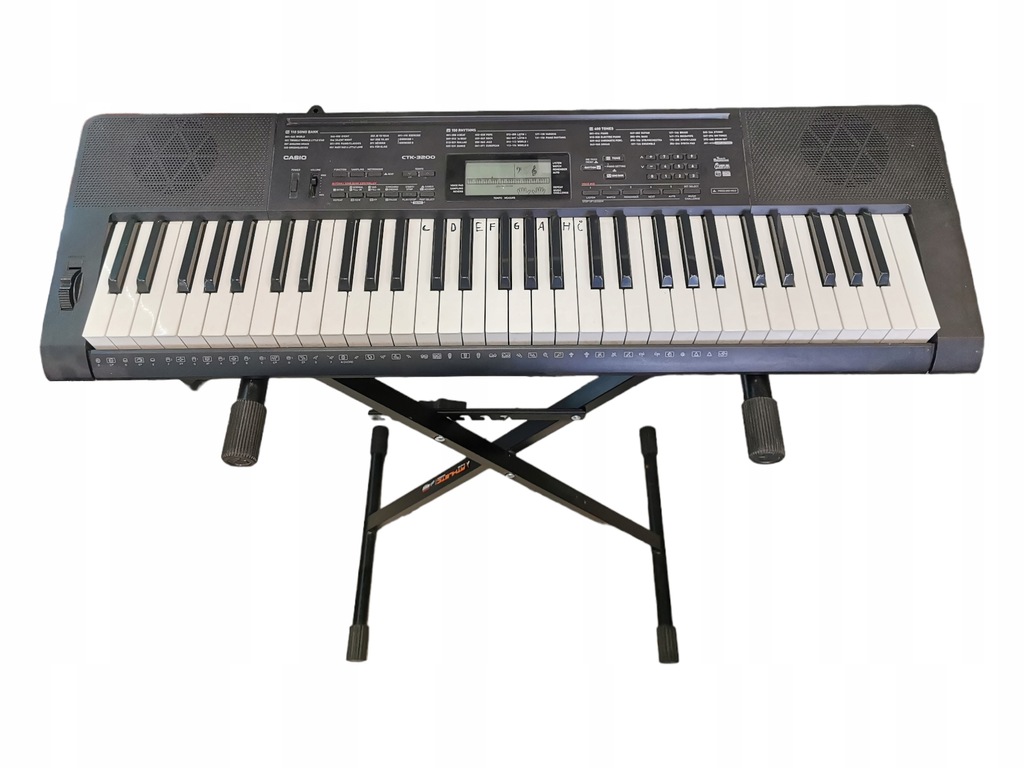 Keyboard CASIO ctk3200 + stojak + pokrowiec 12811065389 oficjalne