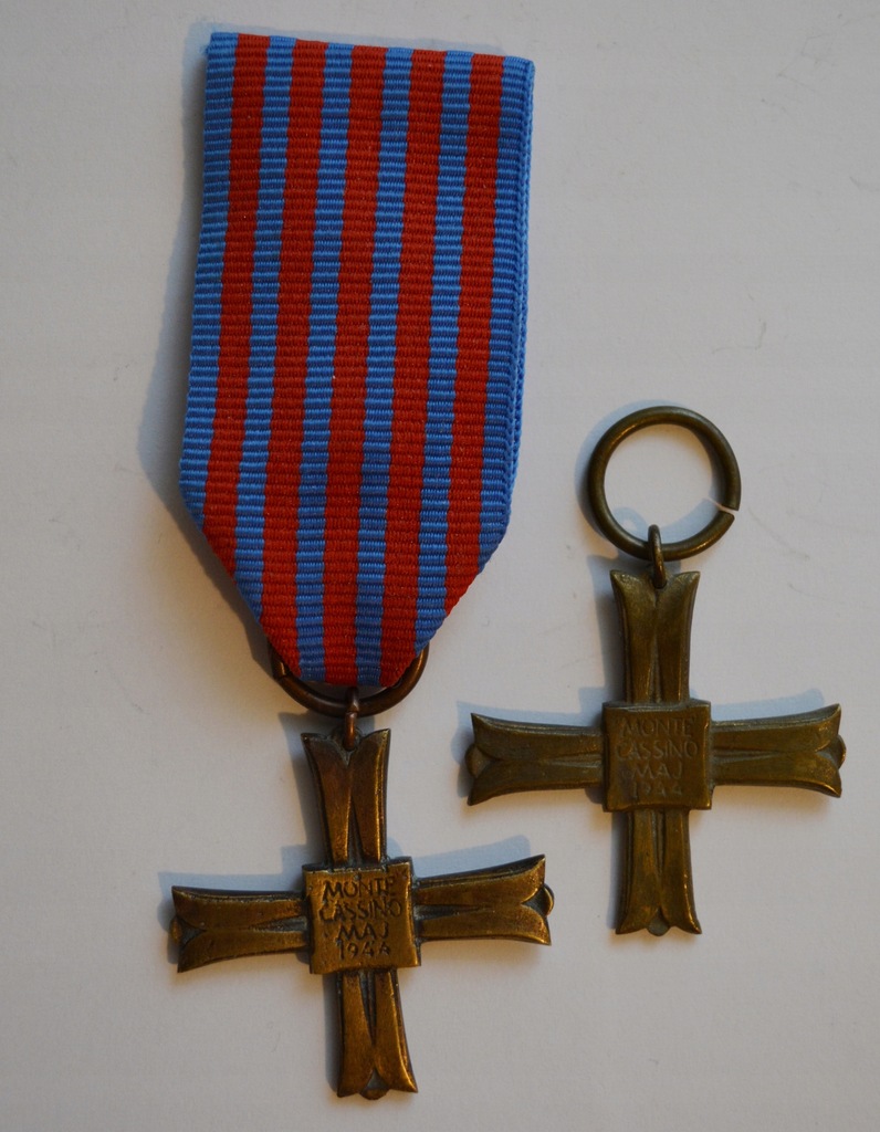 Medal Monte Cassino 1944- 2 szt. kopie