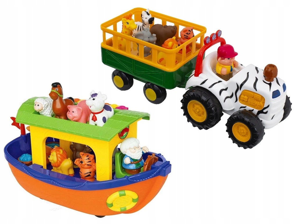 DUMEL INTERAKTYWNA ARKA NOEGO + TRAKTOR SAFARI 2w1