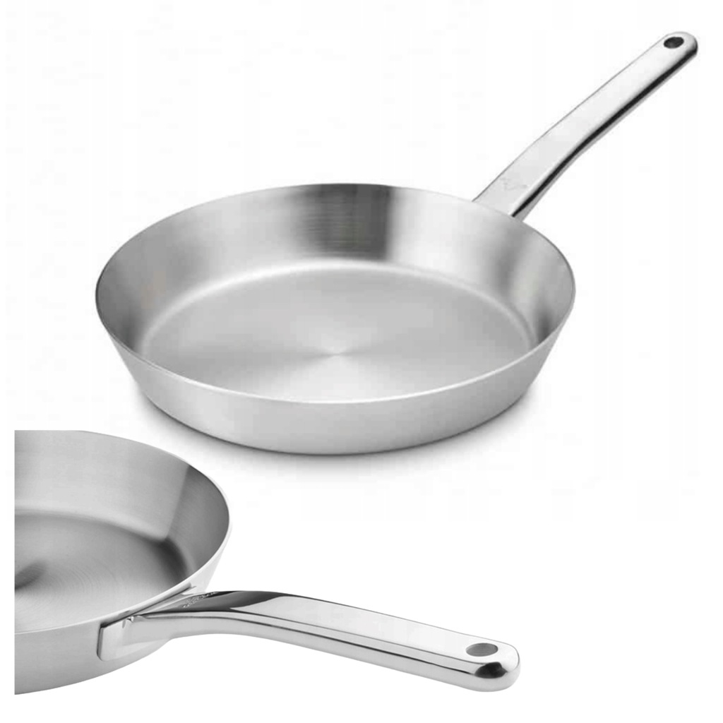 PATELNIA GERLACH PRESTIGE ZE STALI NIERDZEWNEJ 28 cm | ZDROWA | DO STEKÓW