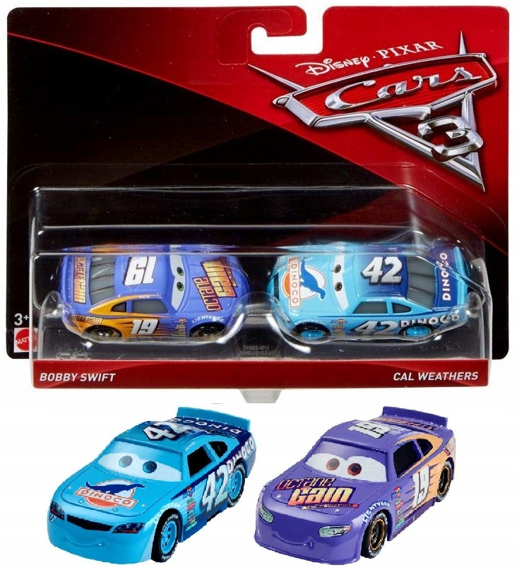 Cars 3 Auta Bobby Swift 19+ Cal Weathers 42 Dinoco