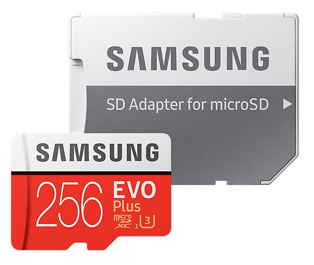 Купить Карта памяти SAMSUNG EVO+ 256 ГБ microSDXC 100 МБ/с: отзывы, фото, характеристики в интерне-магазине Aredi.ru