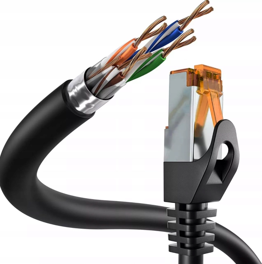 KABEL SIECIOWY LAN ETHERNET RJ45 SFTP CAT6a 10M