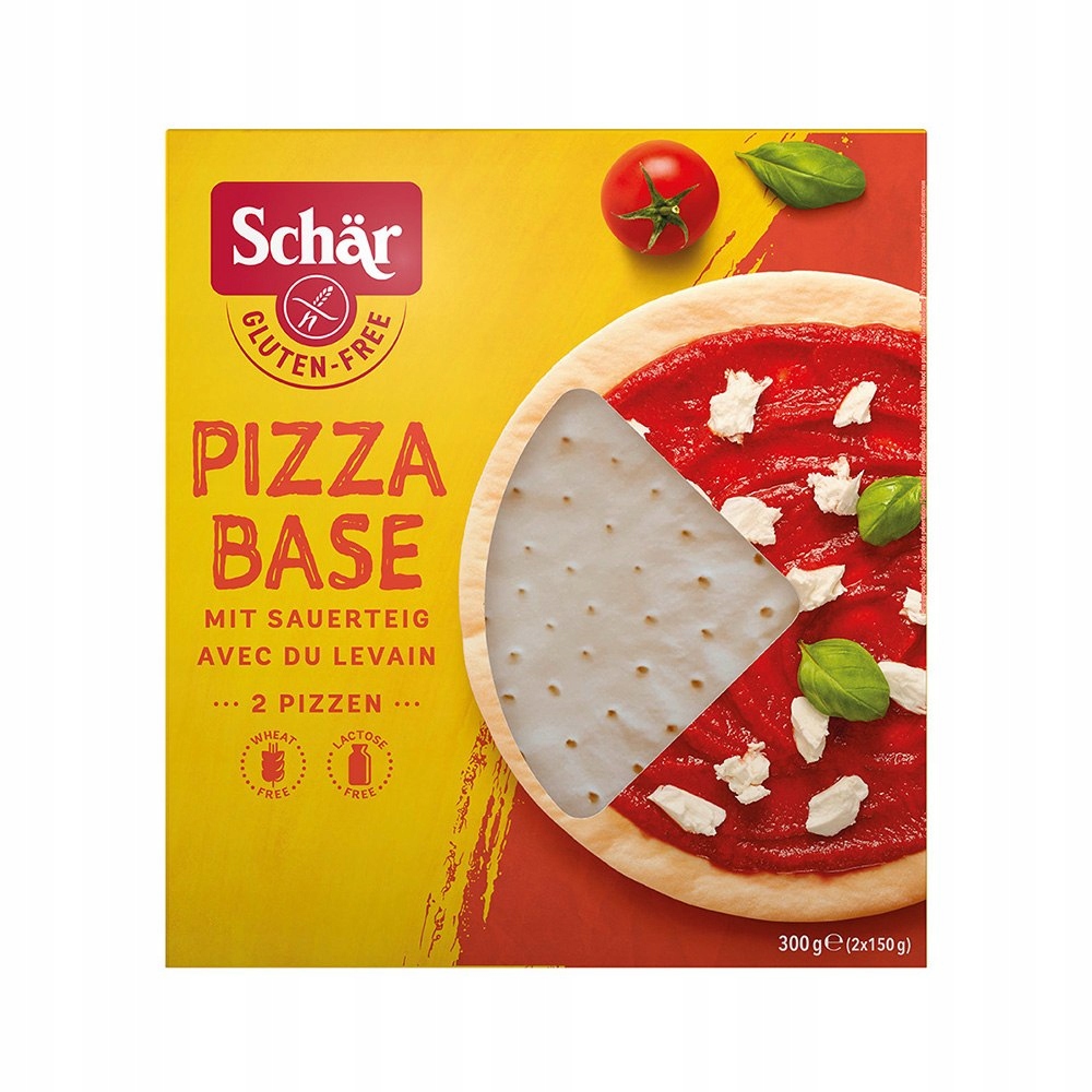 SPODY DO PIZZY BEZGLUTENOWE 2 X 150 G SCHAR