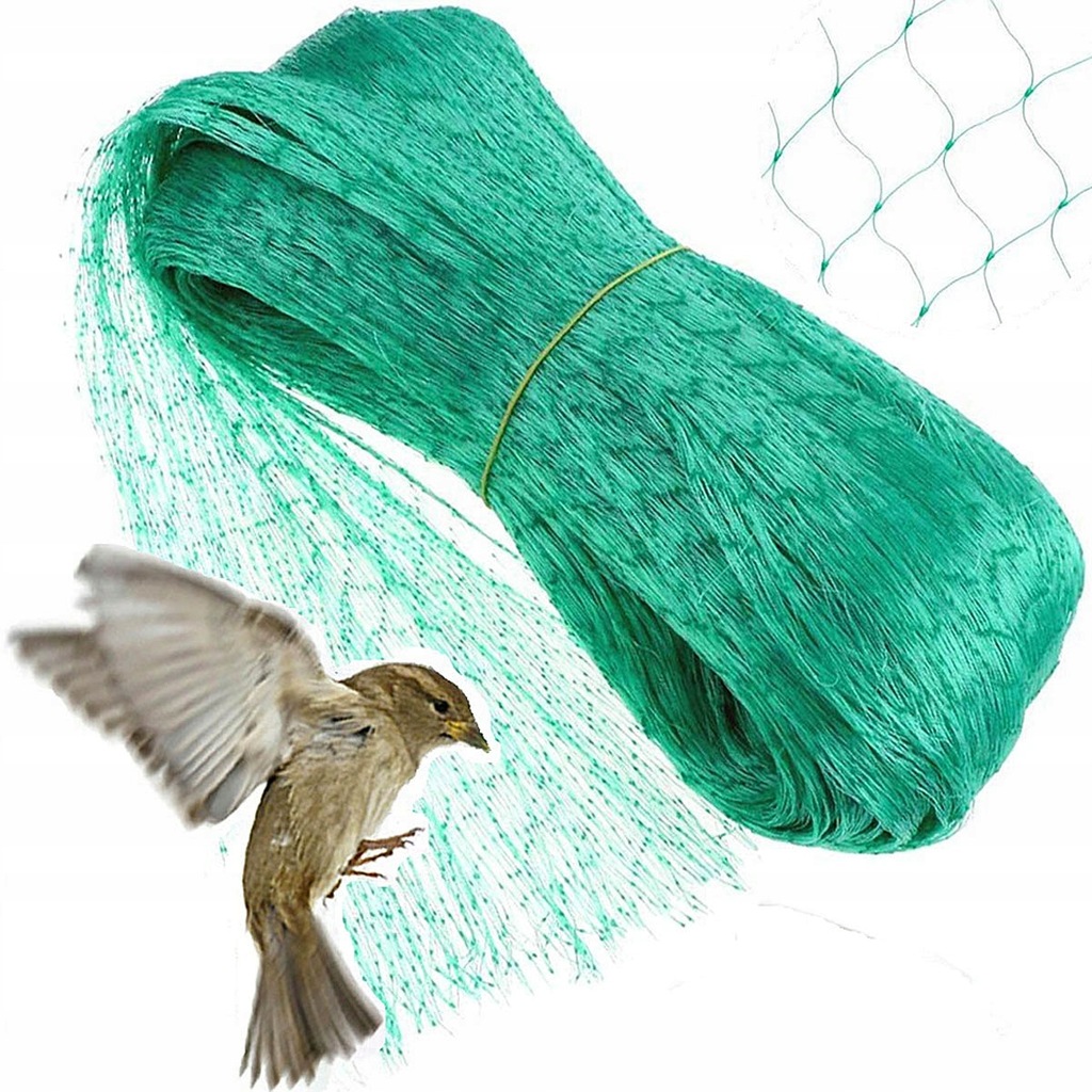 SIATKA PRZECIW PTAKOM OCHRONNA NA PTAKI 4x6m