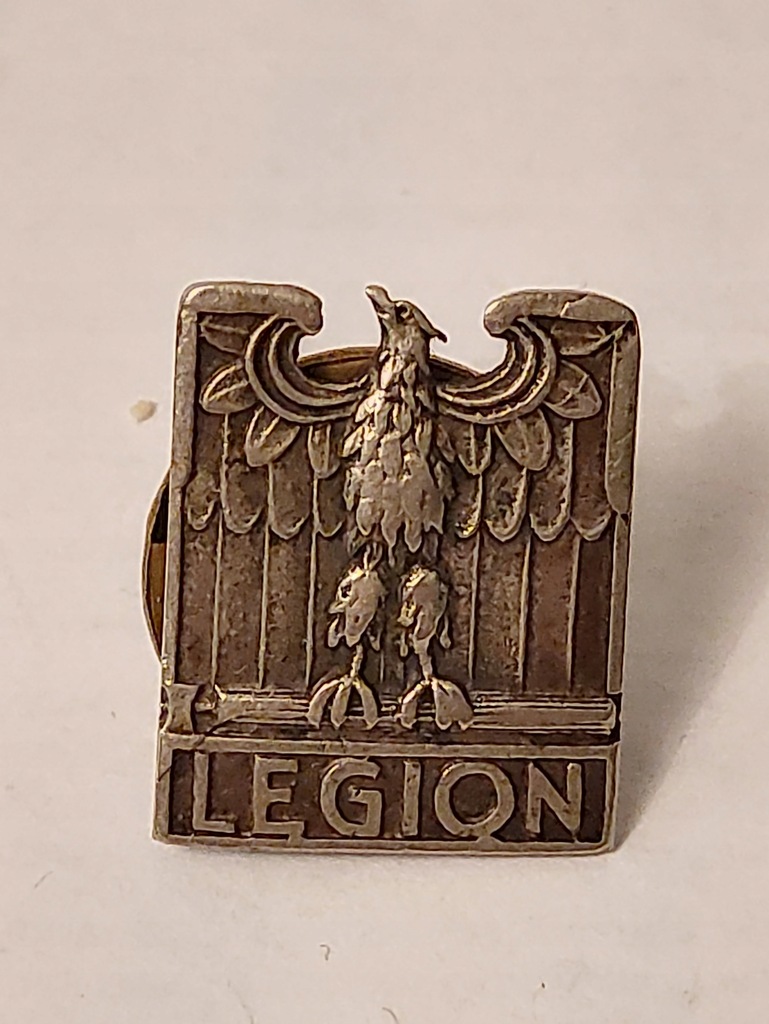 odznaka II RP Legion nakrętka sygnowana K.Szurmak Warszawa