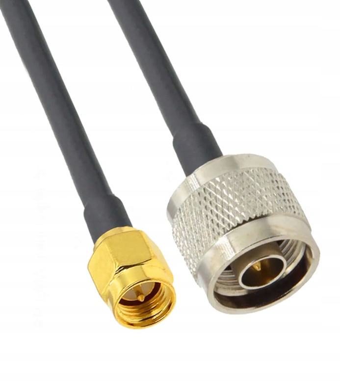 Kabel antenowy wtyk Nm / SMAm do 5G/LTE/WiFi - 10m - kabel RF240 do 6GHz