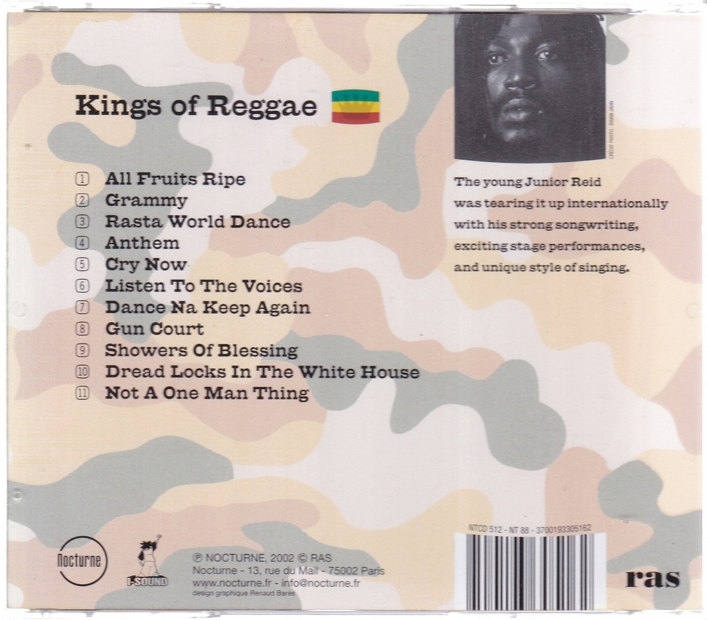 Купить CD-KINGS OF REGGAE: JUNIOR REID (НОВЫЙ БЕЗ ФОЛЬГИ): отзывы, фото, характеристики в интерне-магазине Aredi.ru