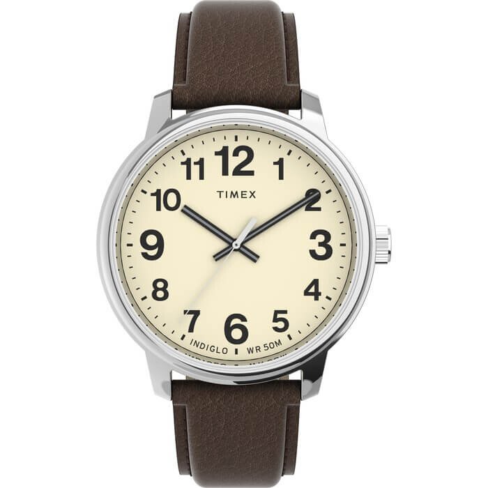 Klasyczny męski zegarek Timex Easy Reader TW2V21300 +GRAWER