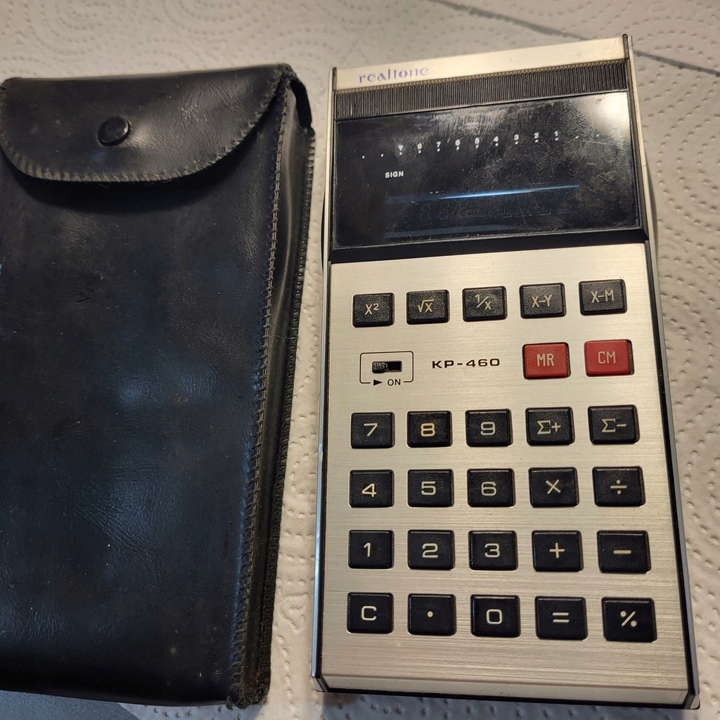 Vintage calculator Realtone KP-460 - 1976 stan