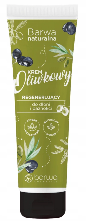 BARWA KREM DO RĄK I PAZNOKCI OLIWKOWY 100ML