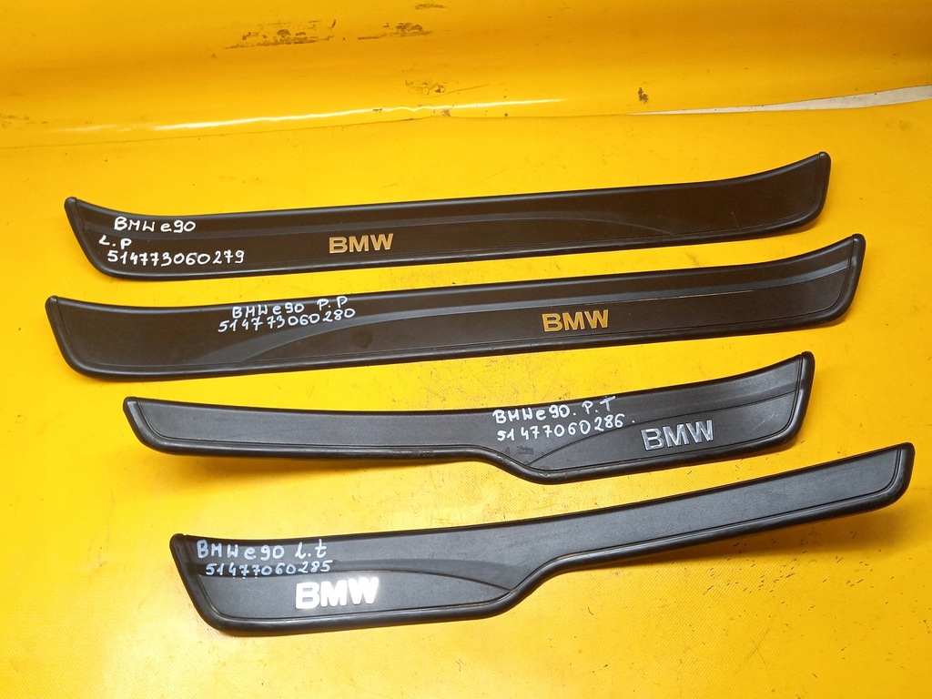 LISTWY PROGOWE KPL. BMW E90 SEDAN 05-12r