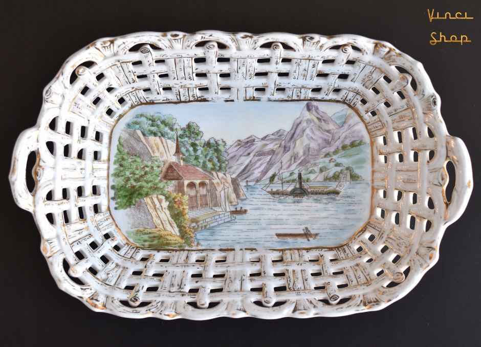 CT patera koszyk widok pejzaż C. Tielsch Śląsk