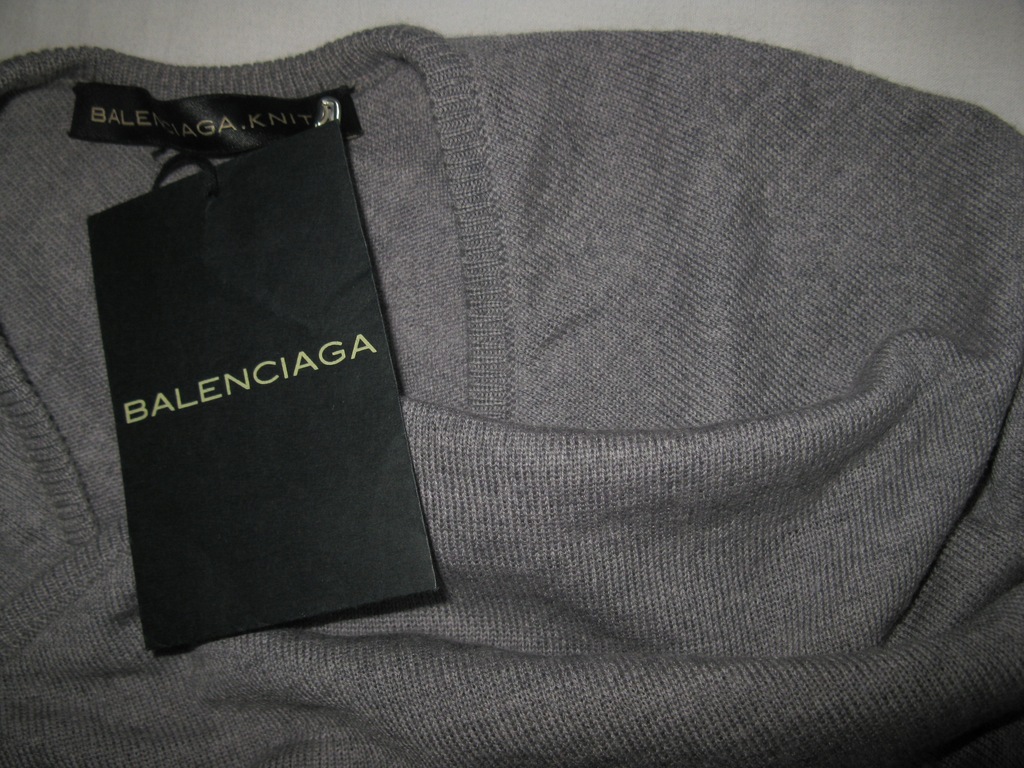 BALENCIAGA (Made in Italy) sweter r. FR 36 oversize NOWY z metką