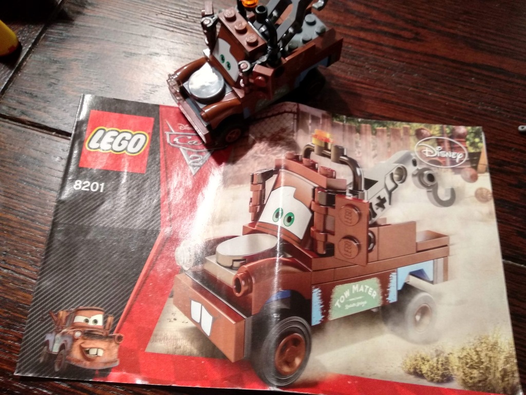 LEGO CARS 8201 Złomek Classic Mater komplet 8624478348 - Main Image