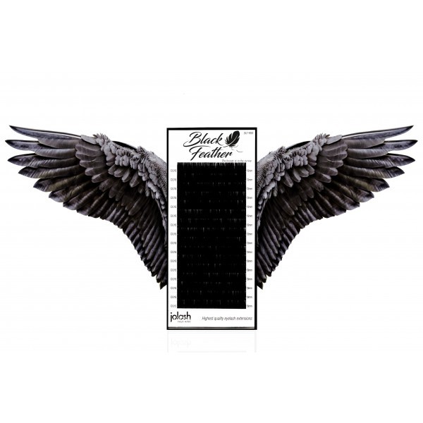 Rzęsy Czarne Black Feather D 0.07 13mm Jolash