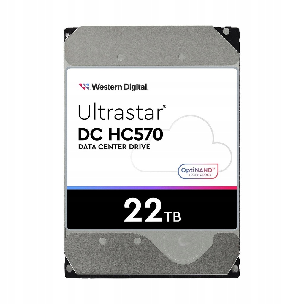 Dysk Western Digital Ultrastar DC HC570 He22 22TB 3,5" 7200 512MB SATA III