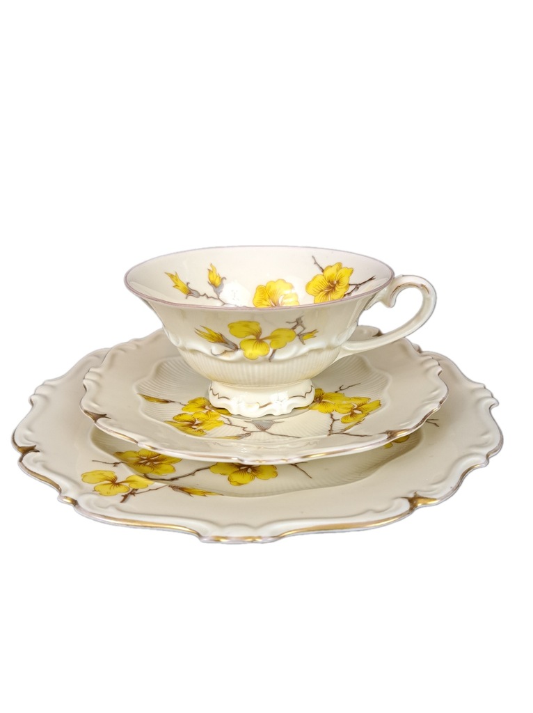 Zestaw śniadaniowy, trio, forsycja, SORAU, ŻARY 1919 - 1945r, nr 2