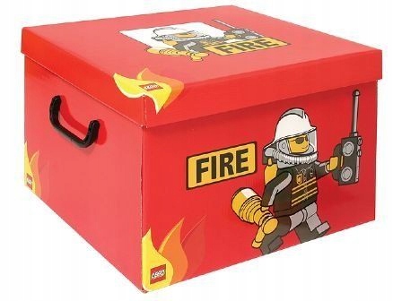 lego Storage Box XXL Fire Red 33 x 33.5 x 25.5