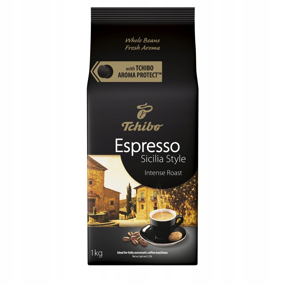 Tchibo espresso sicilia kawa palona ziarnista 1kg