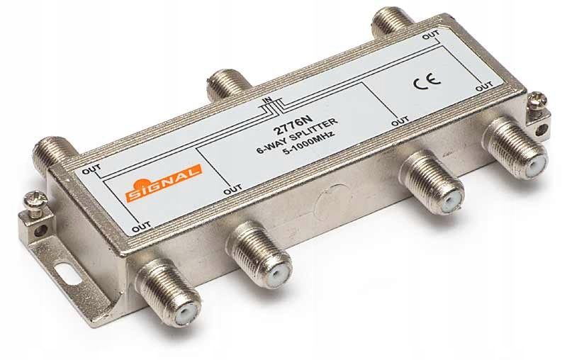 Rozgałęźnik antenowy TV sześciodrożny R-6 Signal