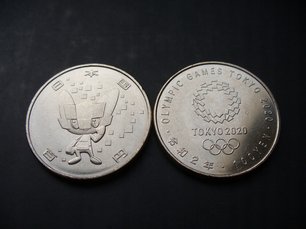 Japonia 2020 100 YEN.#111.Miraitowa__7262