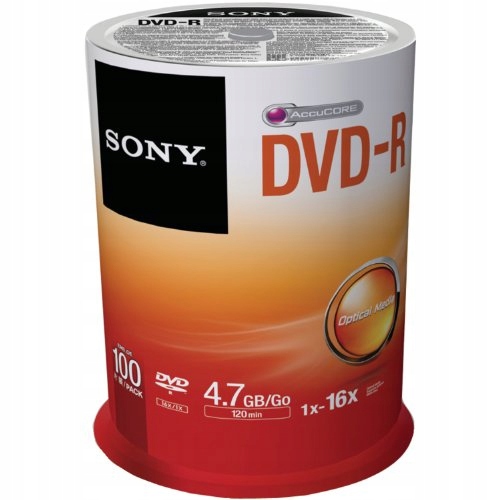 Sony DVD-R SONY 4.7GB 16X 95 SZT (100DMR47SP)