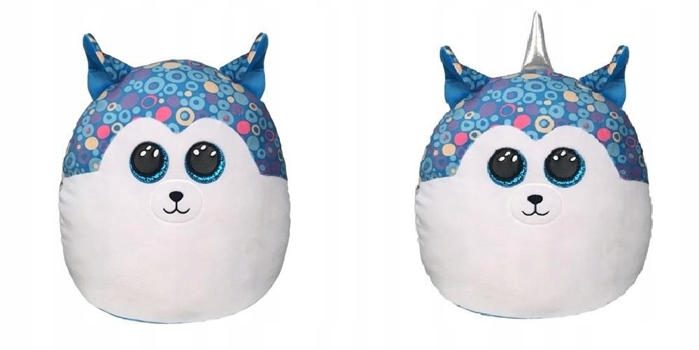 SQUISHY BEANIES HELENA - NIEBIESKI HUSKY 30CM -