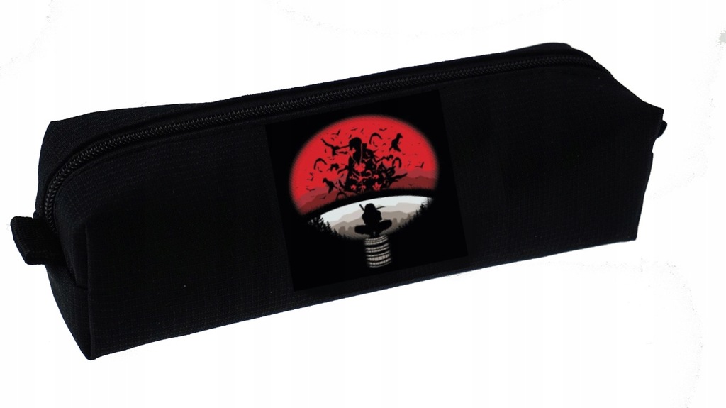 PIÓRNIK szkolny NARUTO ANIME MANGA czarny GRAFIKA