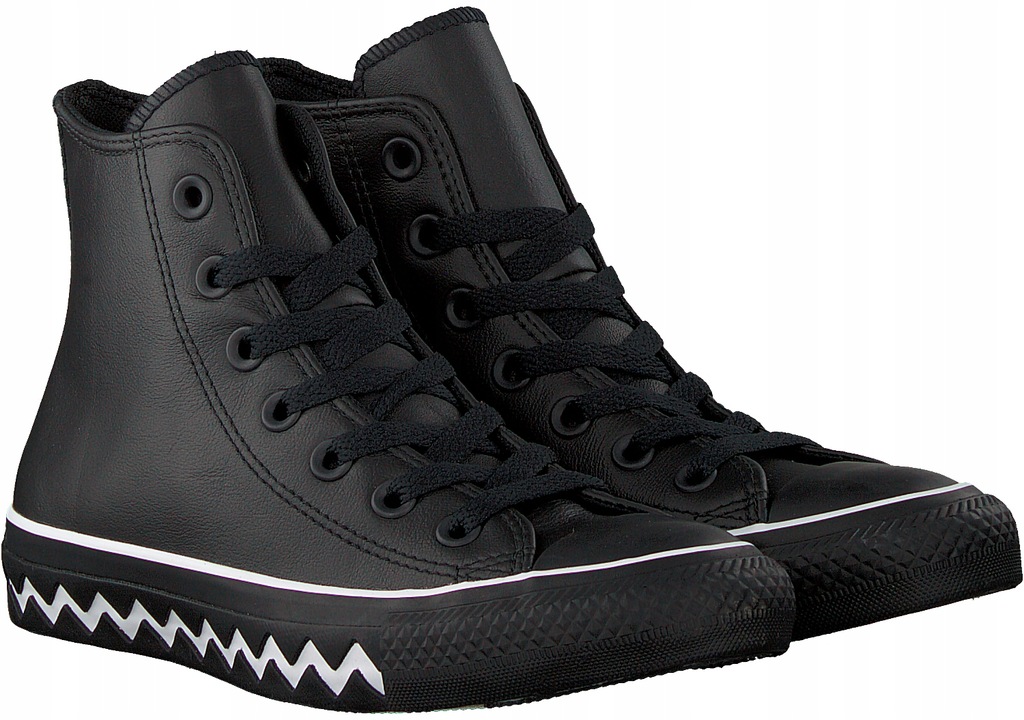 CONVERSE TRAMPKI DAMSKIE SZNUROWANE CZARNE 39 2BIA