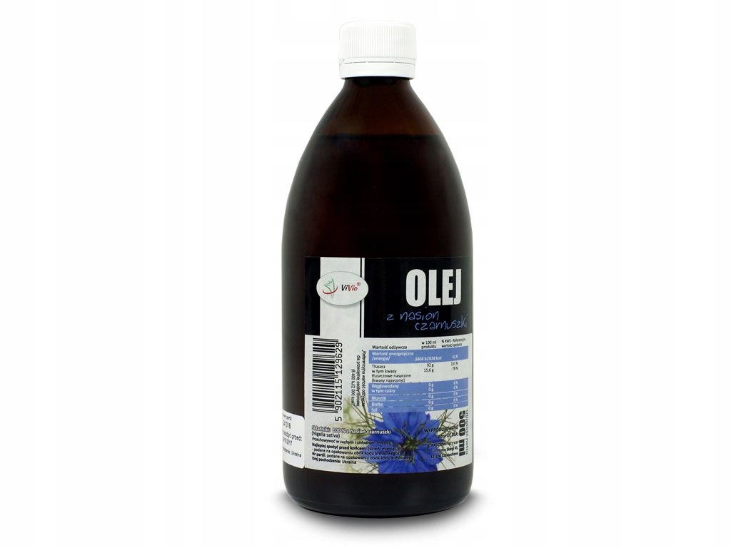 Olej z czarnuszki 500ml ViVio zimnotłoczony