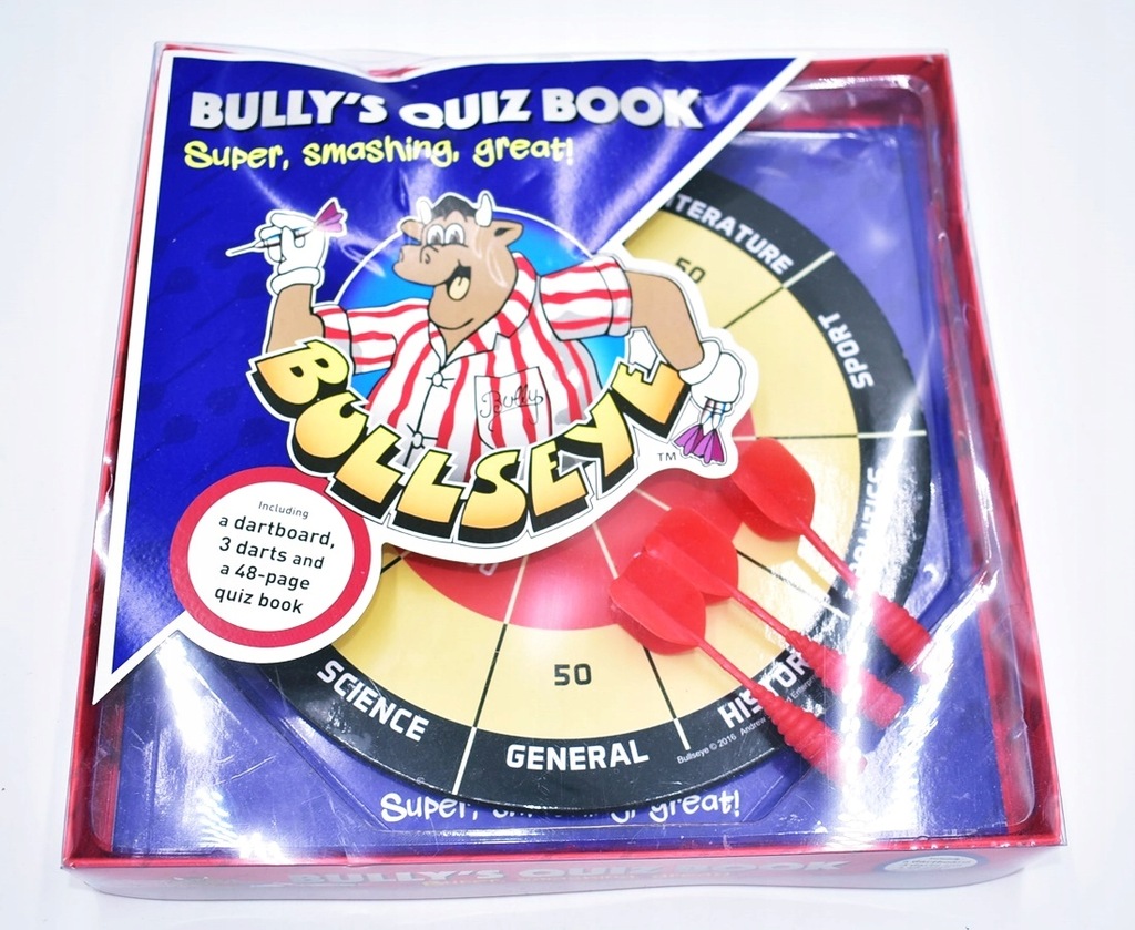 4595-26 BULLY'S QUIZ BOOK... k#o GRA RZUTKI DART