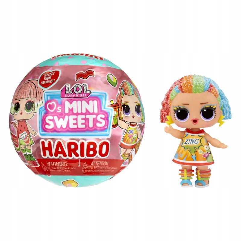 Lalka L.O.L. Loves Mini Sweets X HARIBO display