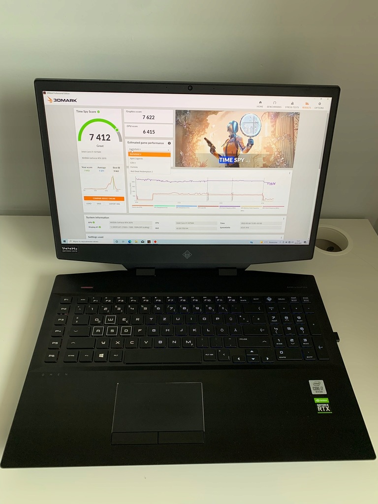 HP OMEN 17 /i7-10750H/16GB/512Gb SSD/ RTX 2070 8GB - 12226312830 ...