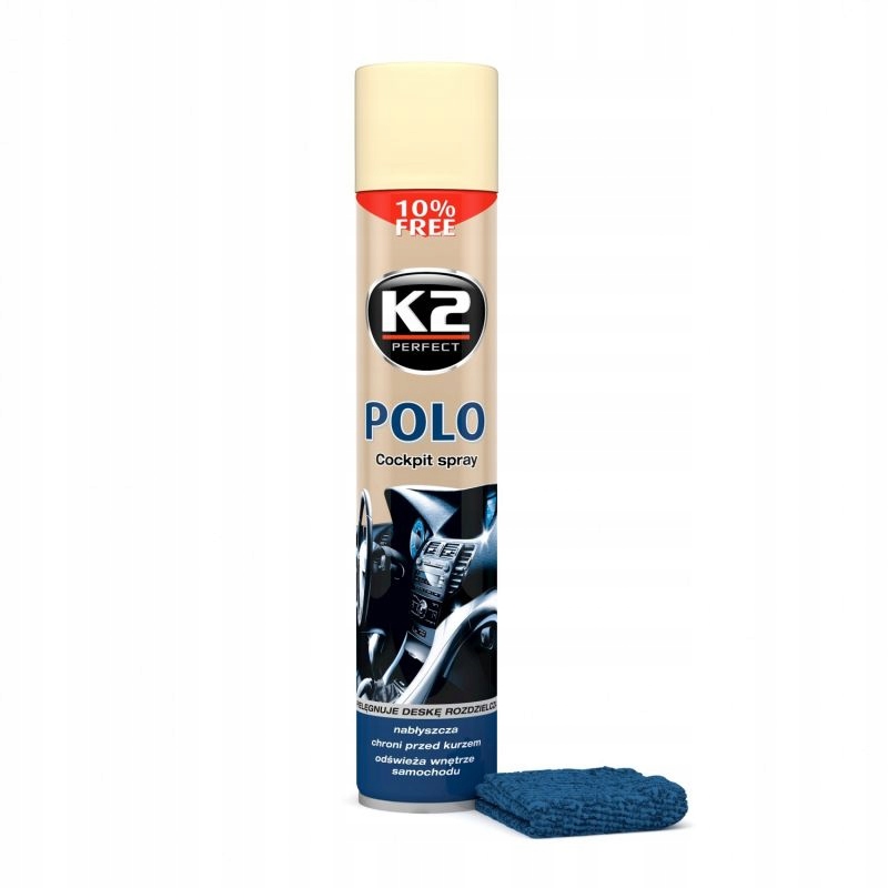 K2 POLO COCKPIT WANILIA 750 ML + MIKROFIBRA