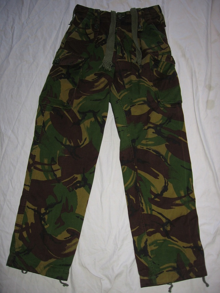 spodnie bojówki wojskowe woodland moro pas 54-76cm