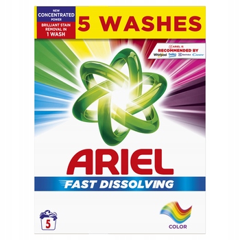 Ariel Fast Dissolving Color 5 prań 275 g