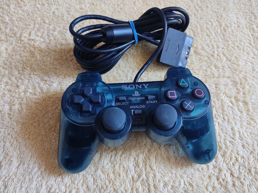 Oryginalny pad do PlayStation 2 - Ocean Blue
